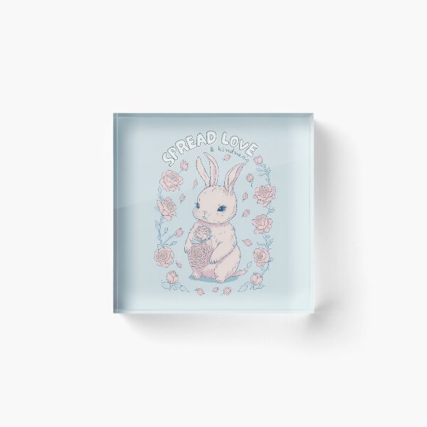 Item preview, Joyful Rabbit & Roses designed and sold by pigipeach.