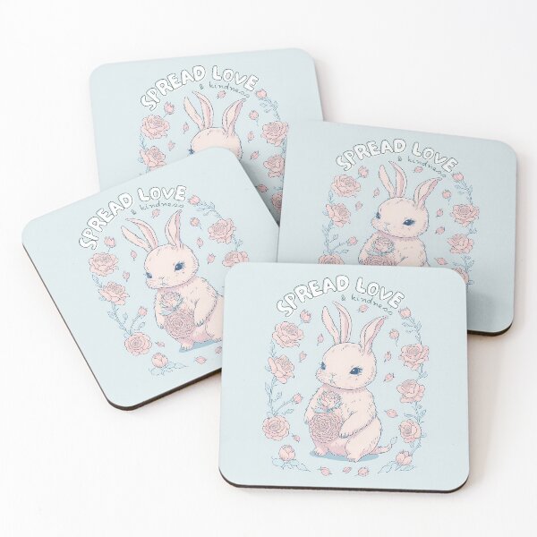 Item preview, Joyful Rabbit & Roses designed and sold by pigipeach.