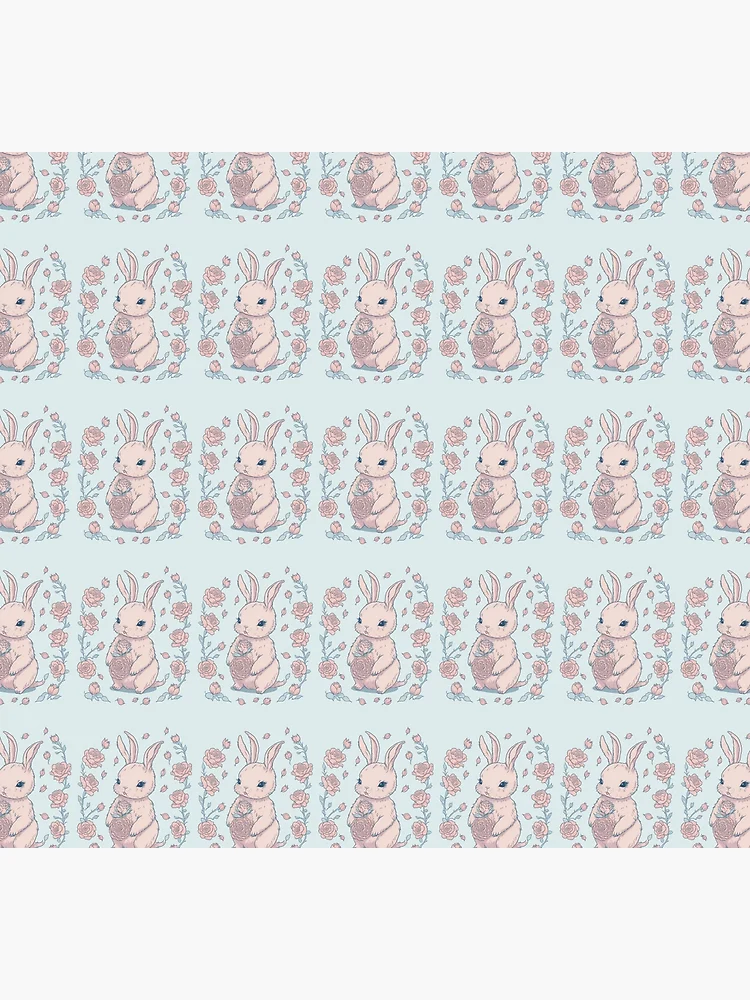 Thumbnail 5 of 5, Socks, Joyful Rabbit & Roses designed and sold by pigipeach.
