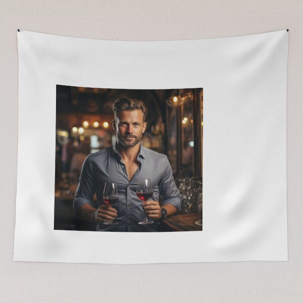 Item preview, Sommelier Pairing Wine for Upscale Restaurant designed and sold by TheBrainArt.