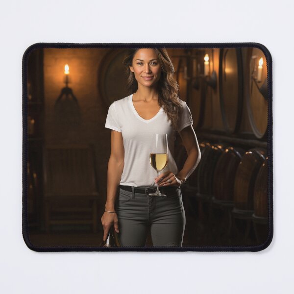 Item preview, Sommelier Presenting Wine for Upscale Restaurant designed and sold by TheBrainArt.