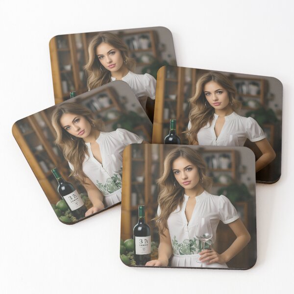 Item preview, Sommelier Recommending Wine for Upscale Restaurant designed and sold by TheBrainArt.