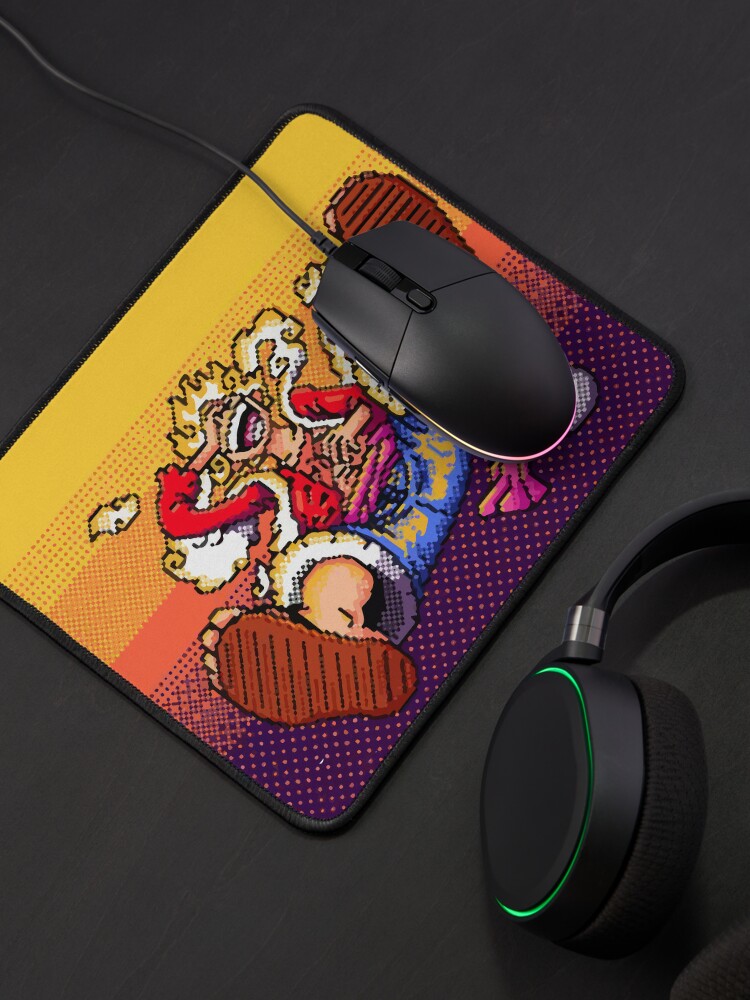 One Piece Luffy Gear 5 White Mouse Pad Gaming Mouse Pad – Anime