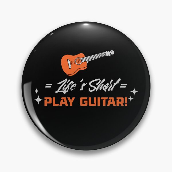 Item preview, Life's Short, Play Guitar! designed and sold by guvnaguitars.