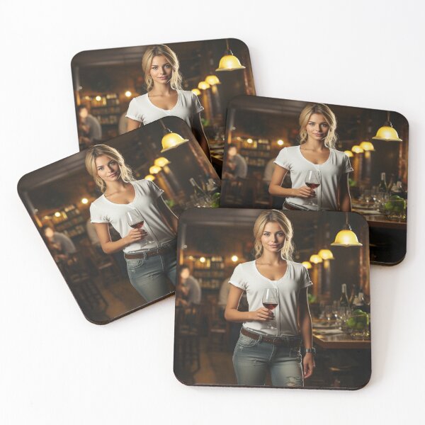 Item preview, Sommelier Showcasing Wine for Upscale Restaurant designed and sold by TheBrainArt.