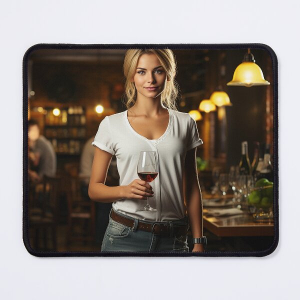 Item preview, Sommelier Showcasing Wine for Upscale Restaurant designed and sold by TheBrainArt.