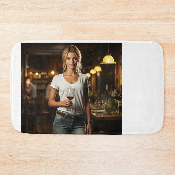 Item preview, Sommelier Showcasing Wine for Upscale Restaurant designed and sold by TheBrainArt.