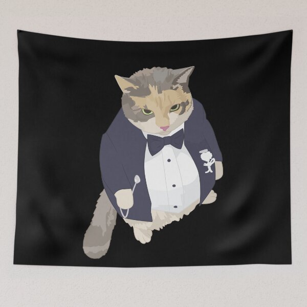 Item preview, Tuxedo Cat - fat big kitty meme designed and sold by Rzera-.