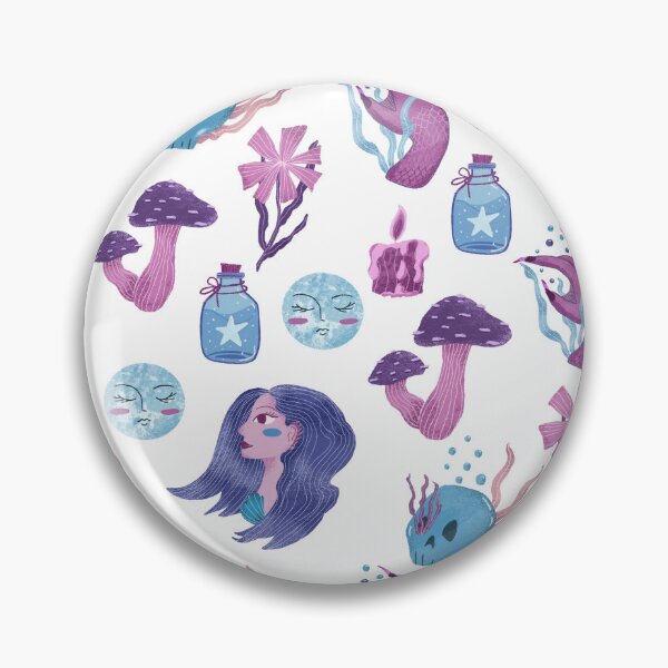 Item preview, Sea witch illustration designed and sold by pinkyfish1010.