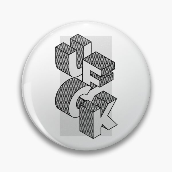 Item preview, UFCK Isometric Letters designed and sold by radikaldezignz.
