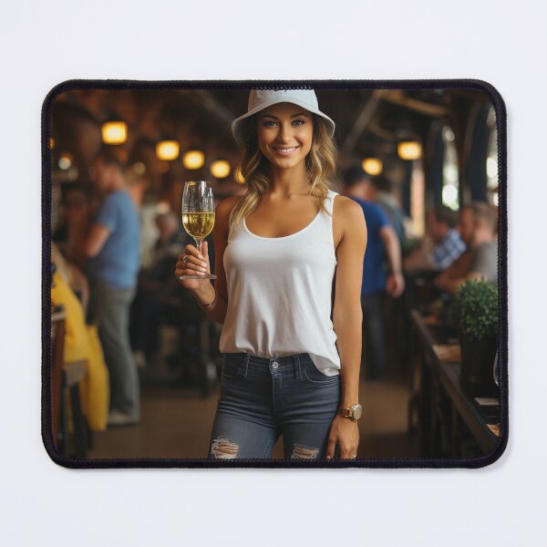 Item preview, Sommelier Introducing Wine for Upscale Restaurant designed and sold by TheBrainArt.