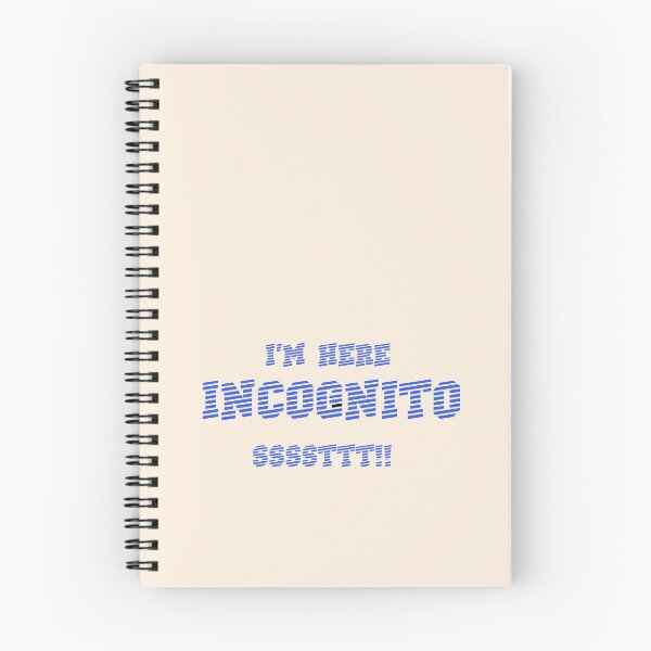 Item preview, I'm here INCOGNITO designed and sold by Julien Hebbrecht.