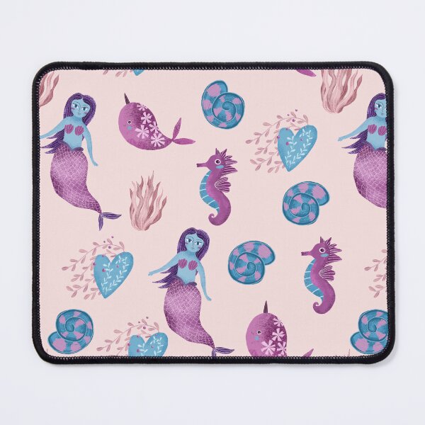 Item preview, Pink mermaid print designed and sold by pinkyfish1010.