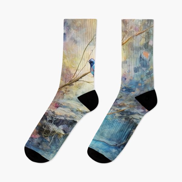 Item preview, River cascades and birds 1 designed and sold by Red Witch Art.