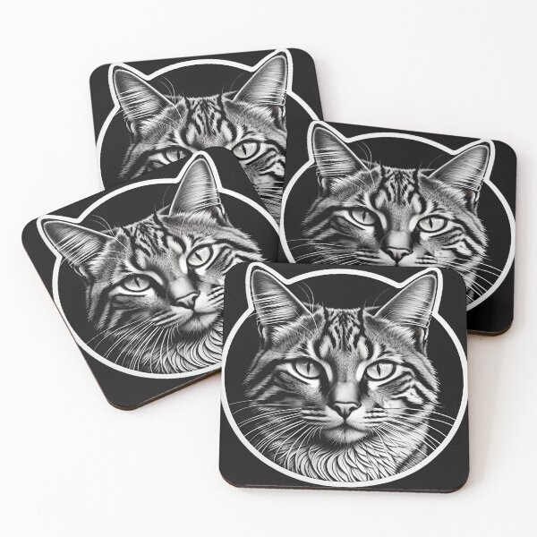 Item preview, Majestic Black and White Cat designed and sold by Shiwwa.