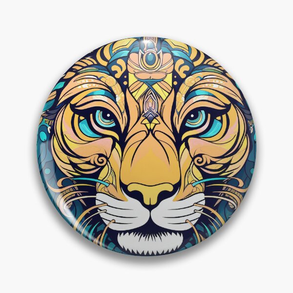 Item preview, Mythical Tiger face designed and sold by Adriano Carrideo.