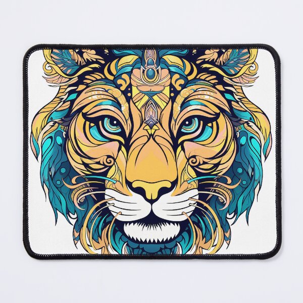 Item preview, Mythical Tiger face designed and sold by Adriano Carrideo.