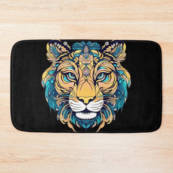 Item preview, Mythical Tiger face designed and sold by Adriano Carrideo.