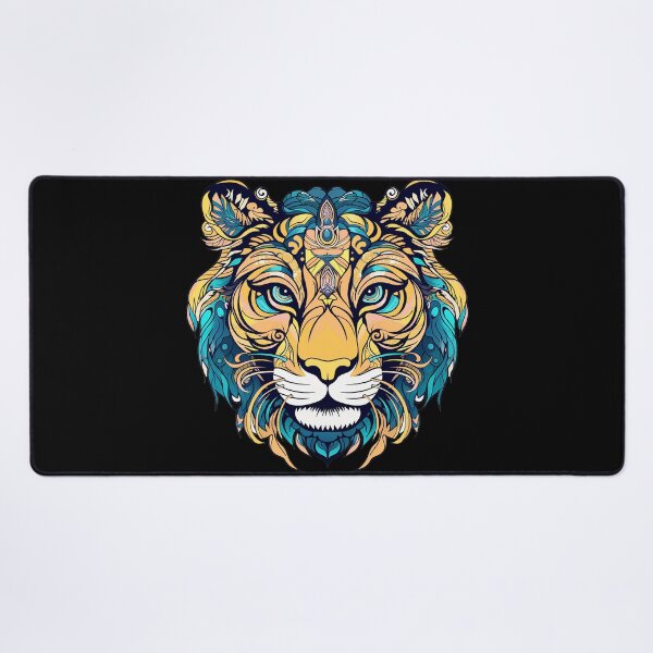 Item preview, Mythical Tiger face designed and sold by Adriano Carrideo.