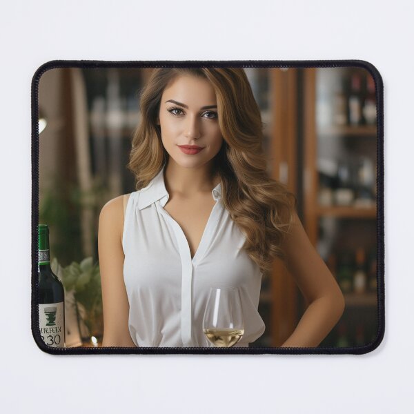 Item preview, Sommelier Unveiling Wine for Upscale Restaurant designed and sold by TheBrainArt.