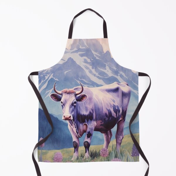 Item preview, Purple cow with flowers designed and sold by abmkf.