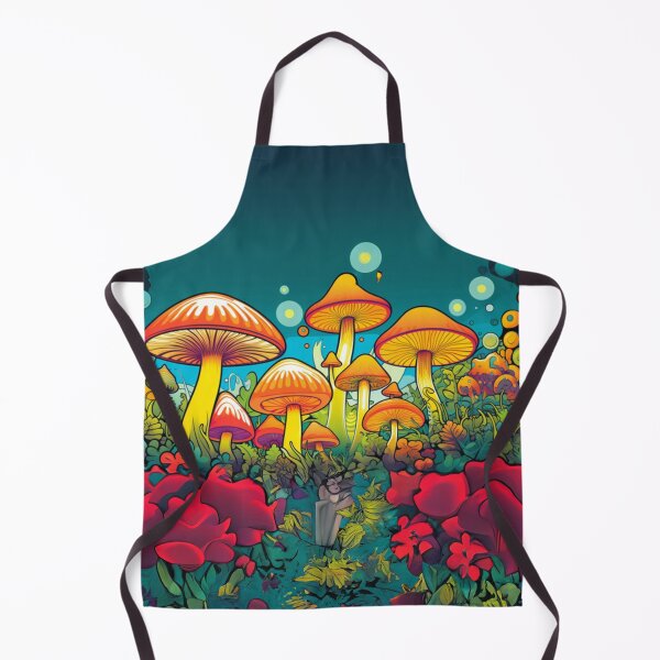 Item preview, Vibrant Abstract Mushroom designed and sold by radhakidesign.