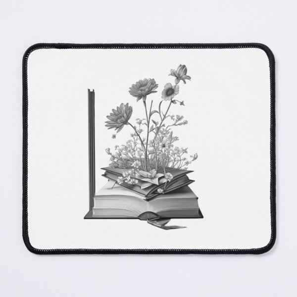 Item preview, flowers growing from book Sticker designed and sold by Fine Art California.