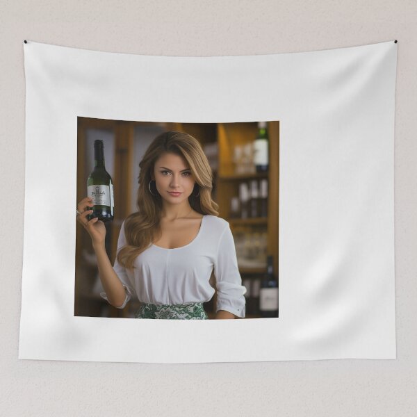 Item preview, Sommelier Educating Wine for Upscale Restaurant designed and sold by TheBrainArt.
