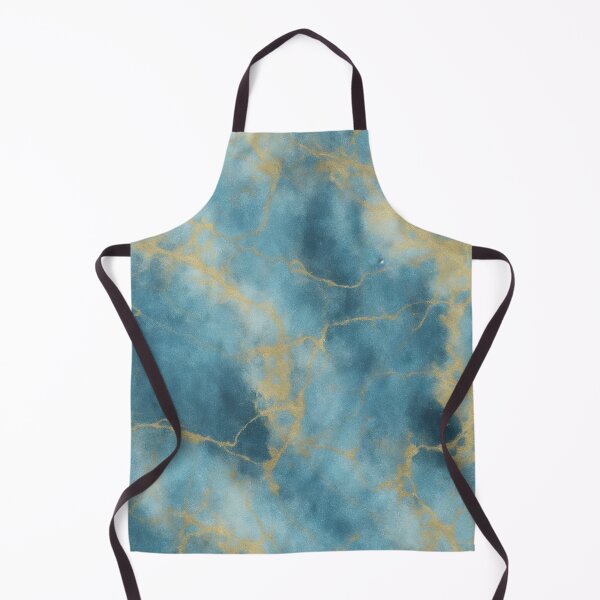 Item preview, Blue and Gold Abstract Painting designed and sold by RossWilson12.