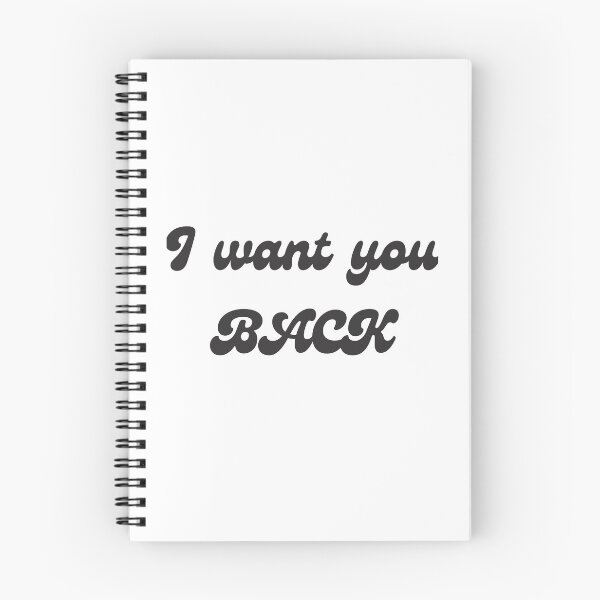 Item preview, Want you back lyric image designed and sold by katiebca2.