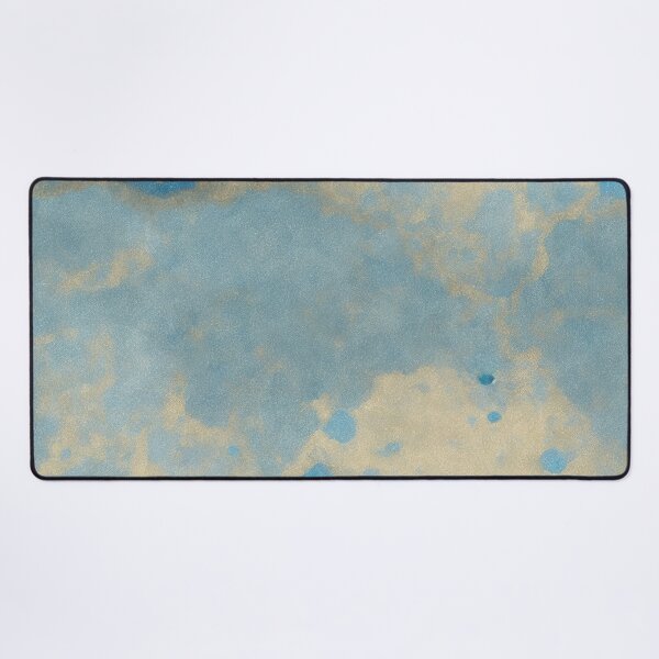 Item preview, Blue and Gold Abstract Painting designed and sold by RossWilson12.