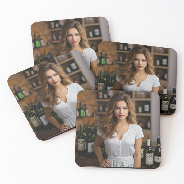 Item preview, Sommelier Guiding Wine for Upscale Restaurant designed and sold by TheBrainArt.