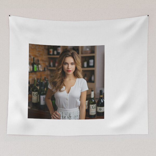 Item preview, Sommelier Guiding Wine for Upscale Restaurant designed and sold by TheBrainArt.