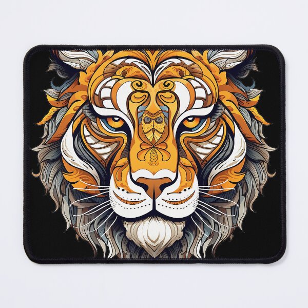 Item preview, Tigers face colourful abstract designed and sold by Adriano Carrideo.