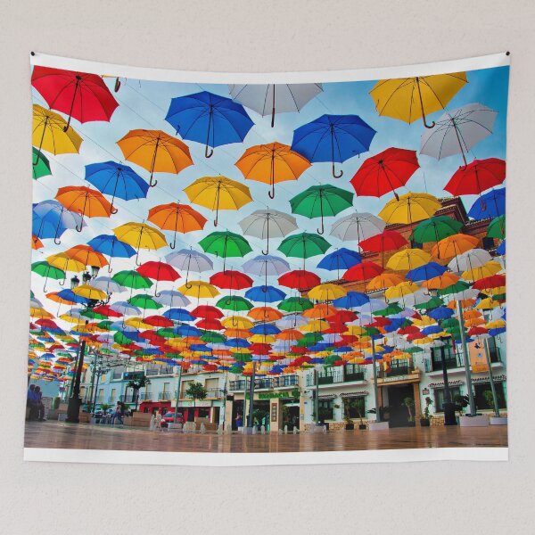 Item preview, Colourful Umbrellas Torrox Andalusia Spain designed and sold by AndyEvansPhotos.