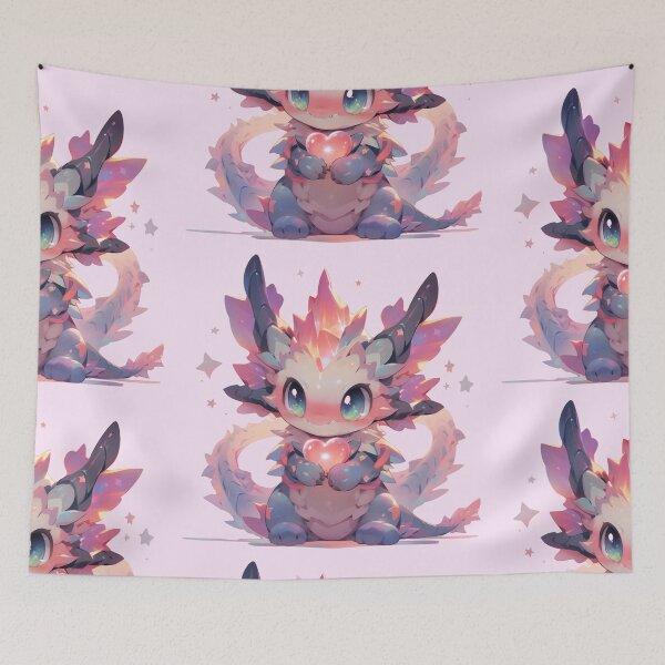 Item preview, Cute heart collector dragon! designed and sold by HydraDreams.