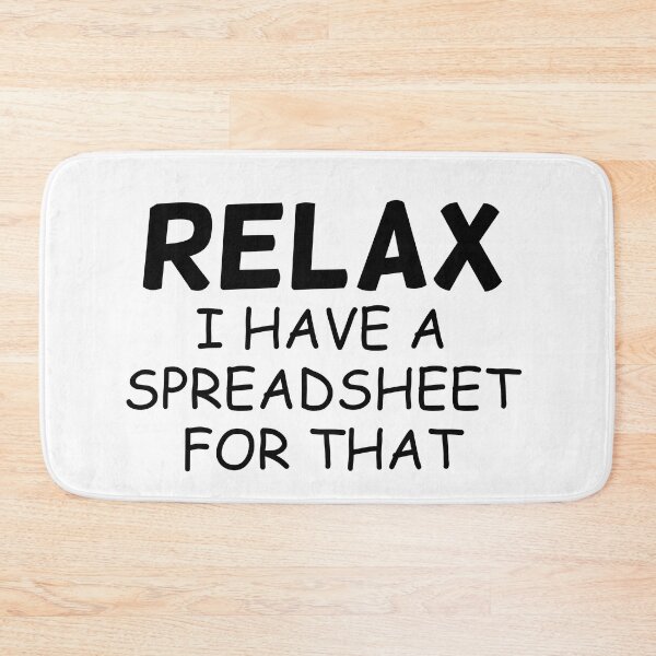 Item preview, Relax I have a spreadsheet for that designed and sold by HappyDelights.