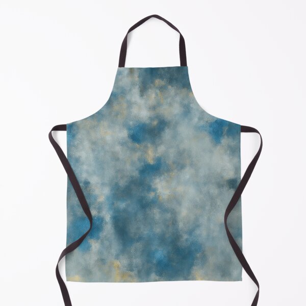 Item preview, Blue and Gold Abstract Marble Painting designed and sold by RossWilson12.