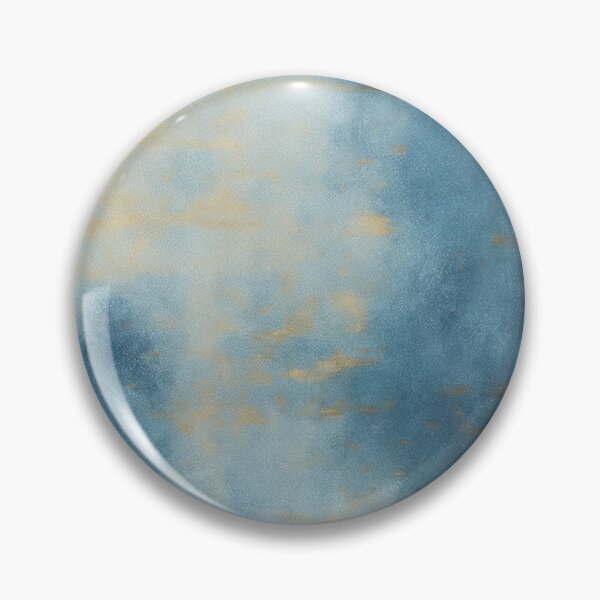 Item preview, Blue and Gold Abstract Marble Painting designed and sold by RossWilson12.