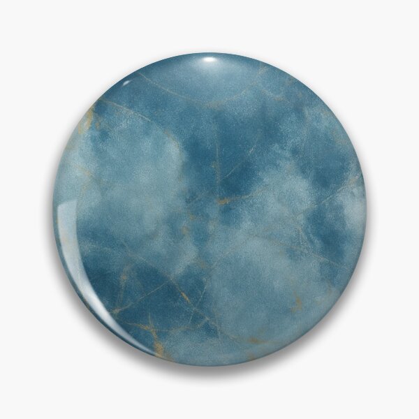 Item preview, Blue and Gold Abstract Marble Painting designed and sold by RossWilson12.