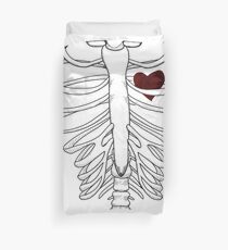SKELLETON HEART Duvet Cover