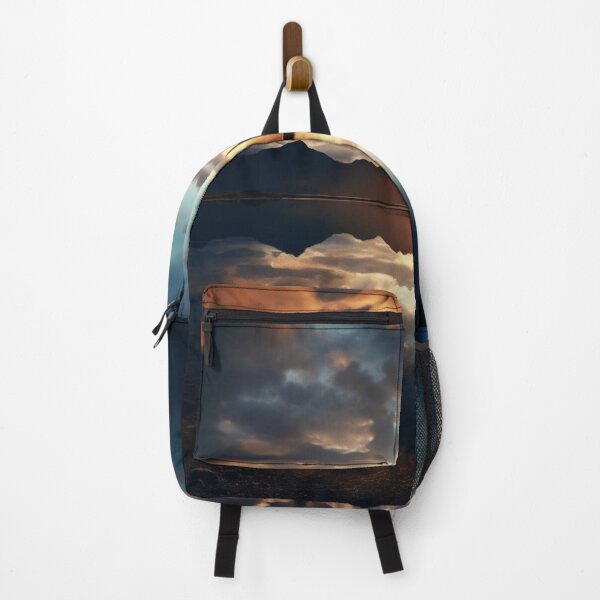 Item preview, A lake with dark sky and clouds at sunset designed and sold by isBotStore.