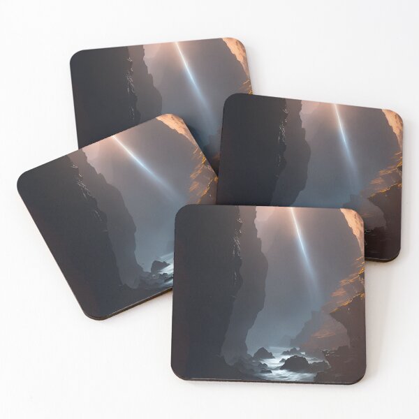 Item preview, Light Above the Rocky Cliffs designed and sold by ViralVibeLab.