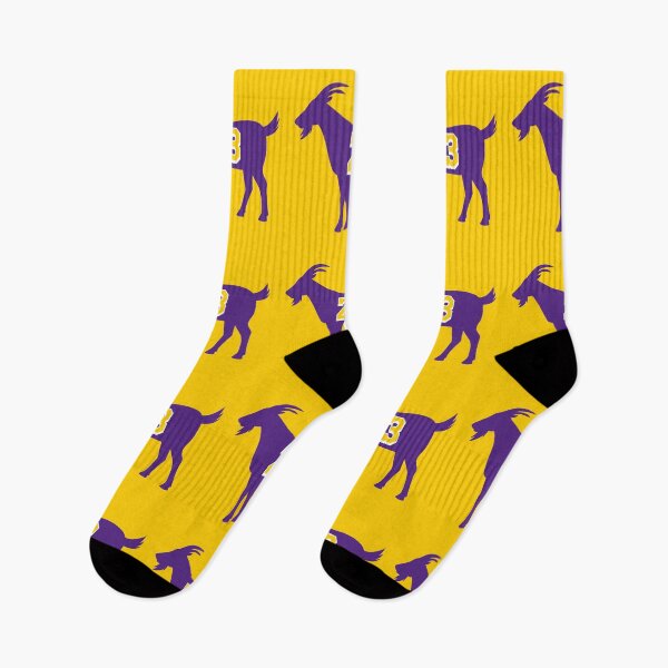 Item preview, Los Angeles GOAT - number 23 - Purple designed and sold by BuzzerBeater00.