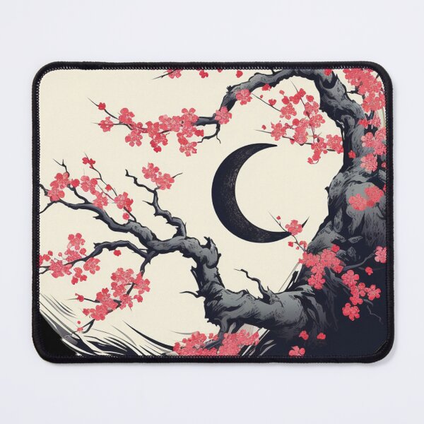 Item preview, Celestial Blooms: Sakura and Moon designed and sold by NarwhalShop.