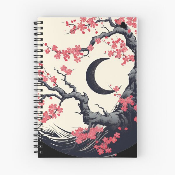 Item preview, Celestial Blooms: Sakura and Moon designed and sold by NarwhalShop.