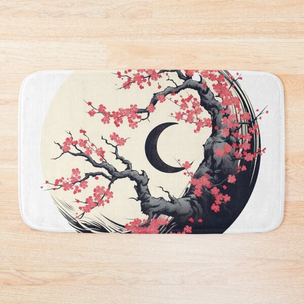 Item preview, Celestial Blooms: Sakura and Moon designed and sold by NarwhalShop.