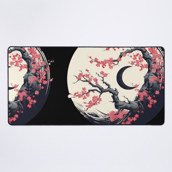 Item preview, Celestial Blooms: Sakura and Moon designed and sold by NarwhalShop.