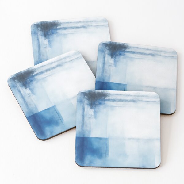 Item preview, Blue and White Modern Abstract  designed and sold by RossWilson12.