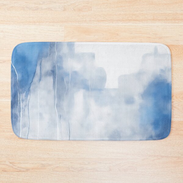 Artikelvorschau, Blue and White Modern Abstract  entworfen und verkauft von RossWilson12.